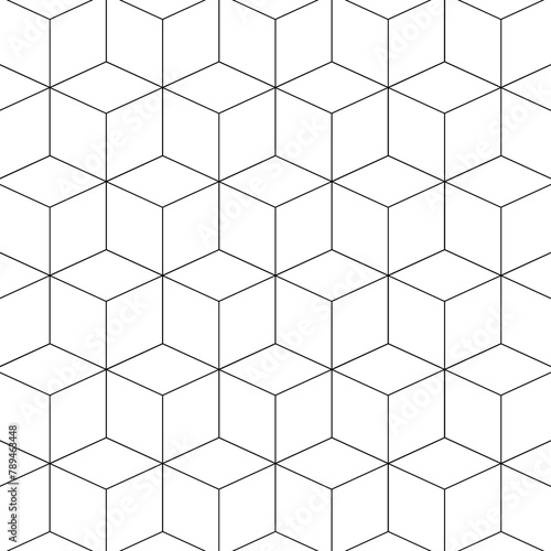 Cubic patterned background design element photo