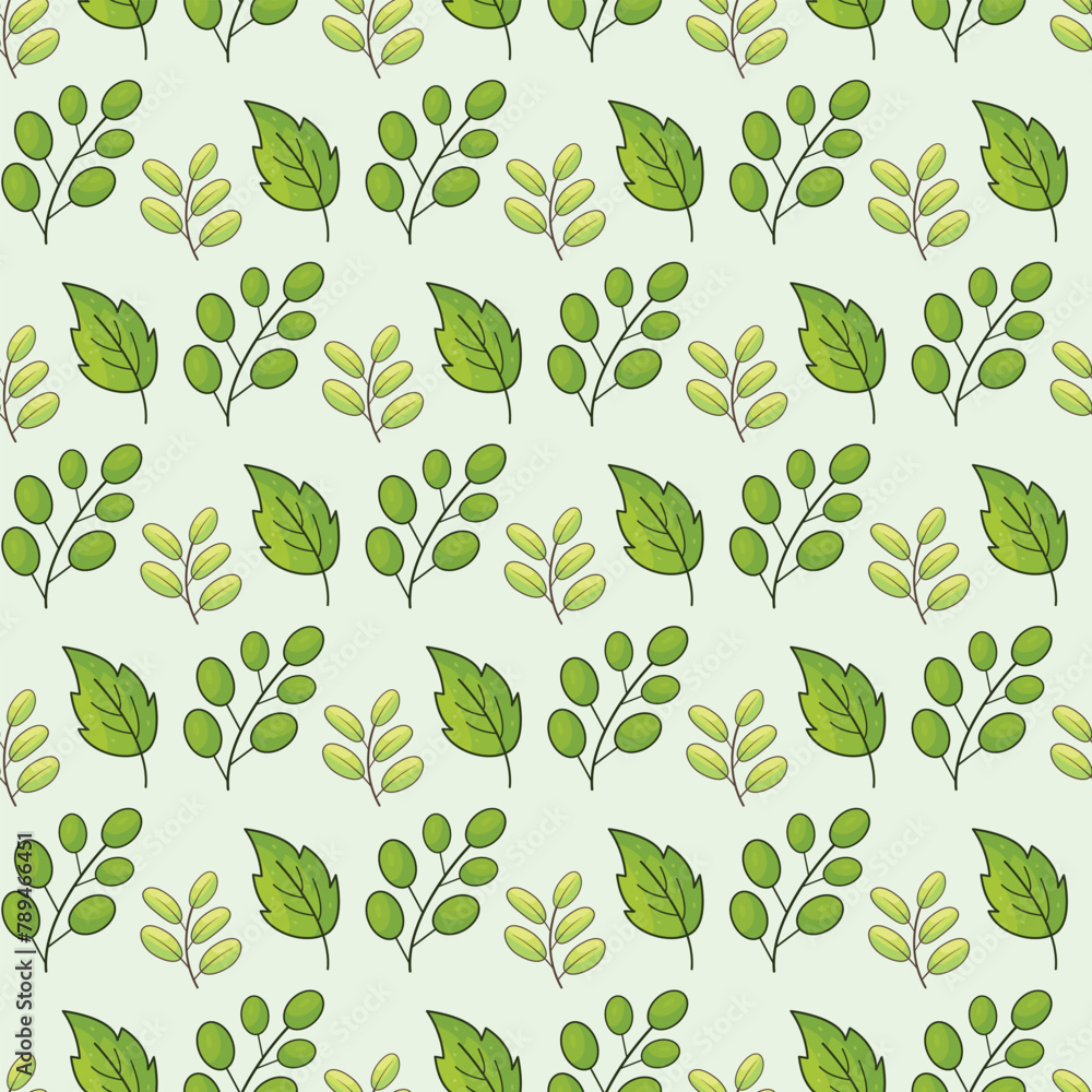 Garden of Nature Seamless Vector Pattern Design Garden of Nature Seamless Vector Pattern Design