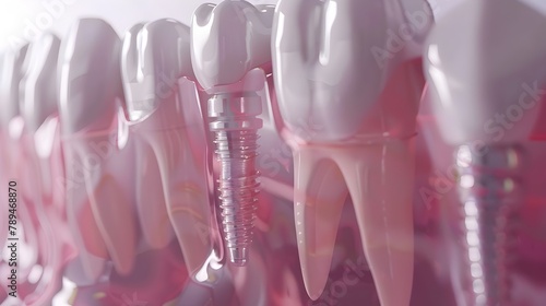 3D Animation Detailing Precise Dental Implant Procedure photo