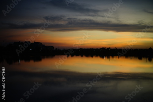 Tranquil Waters at Dawn and Dusk