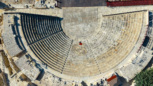 aerial pictures made with a dji mini 4 pro drone over Kourion, Cyprus.