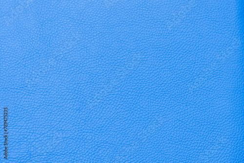 Blue Color Genuine Leather Texture