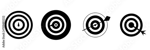 Hand drawn illustration of target circle