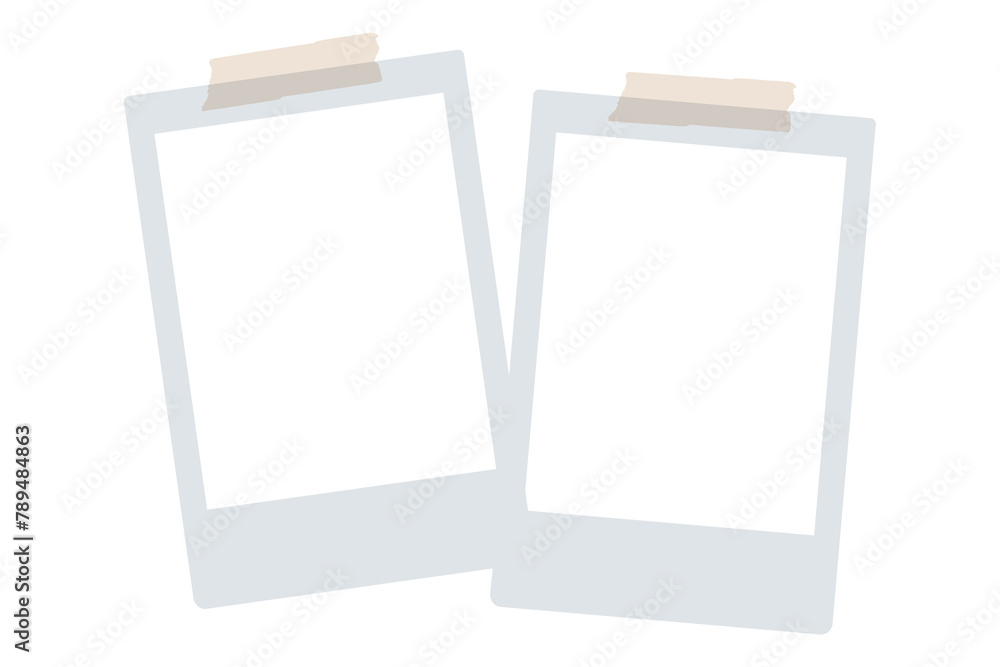 PNG instant photo white frames PNG instant photo white frames