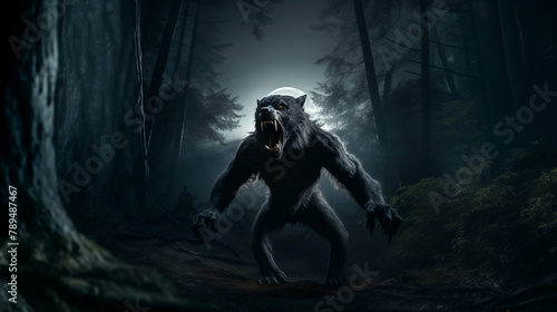 werewolf at night