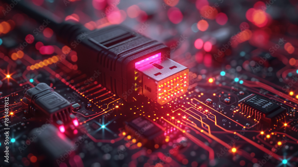 Information Technology Computer Network, Telecommunication Ethernet ...