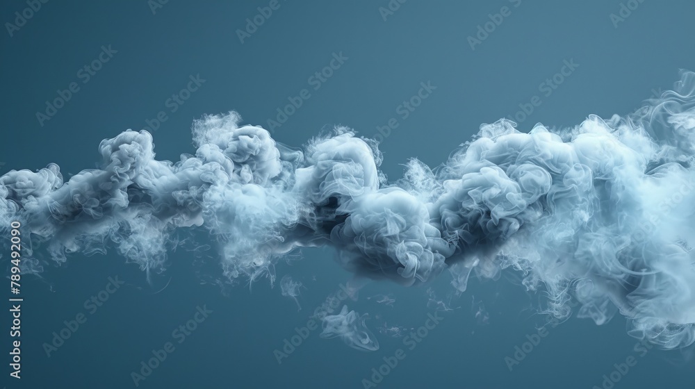 Smoke or fog isolated in a transparent background.