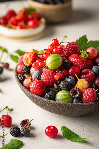 Various fresh berries