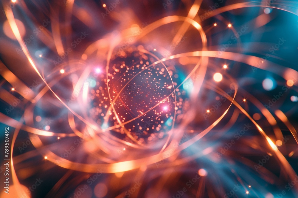 Obraz premium Computer Generated Image of a Star Cluster