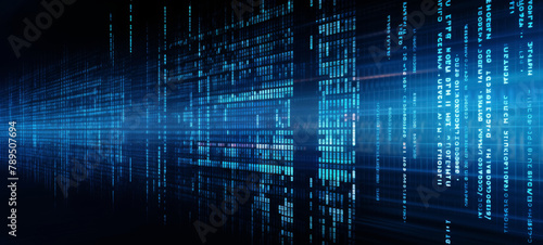 Digital Data Stream Cybersecurity Concept Wallpaper