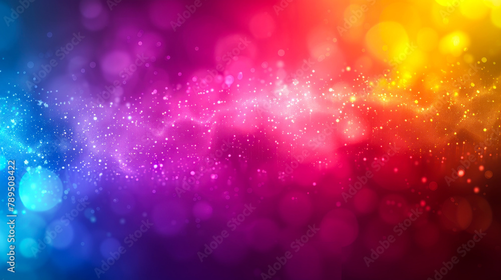 Rainbow Gradient Background Featuring LGBT Pride Symbol
