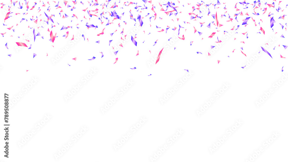 pink and purple confetti falling celebration, event, birthday, festival, holiday party background