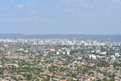Panorámica de la ciudad de Cartagena de Indias, toma desde el Cerro de la Popa.