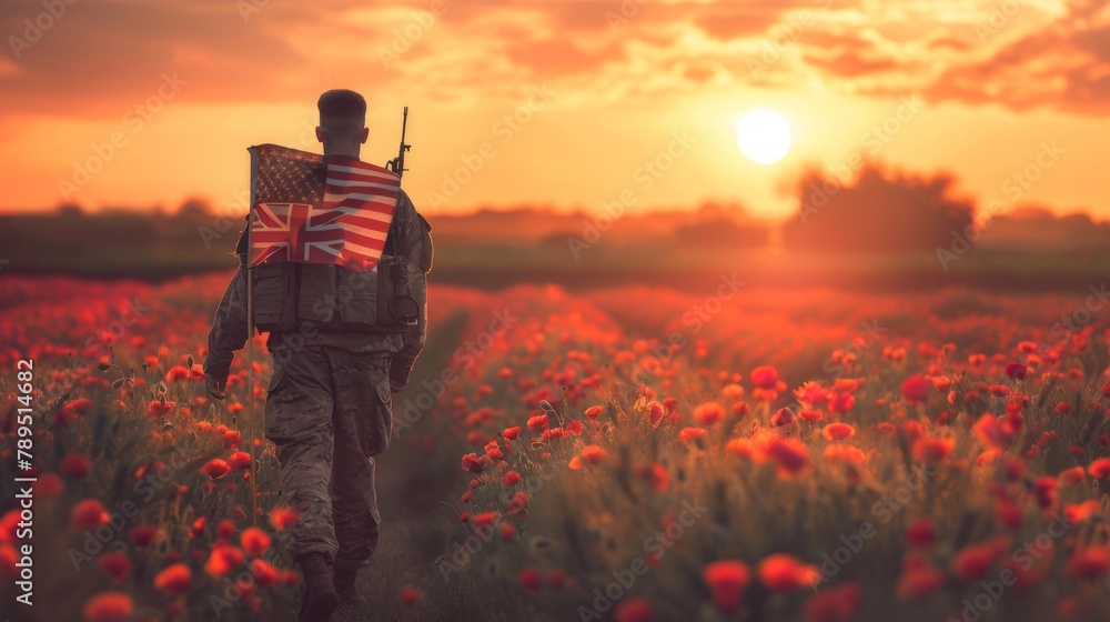 Fototapeta premium Soldiers' Twilight March