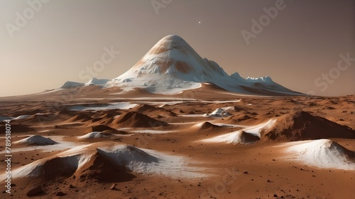ice cream mountain on mars