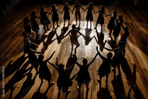 Artistic Silhouettes of Dance Performance in Unity