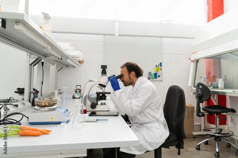 scientist researcher working on biotech laboratory scientist researcher working on biotech laboratory