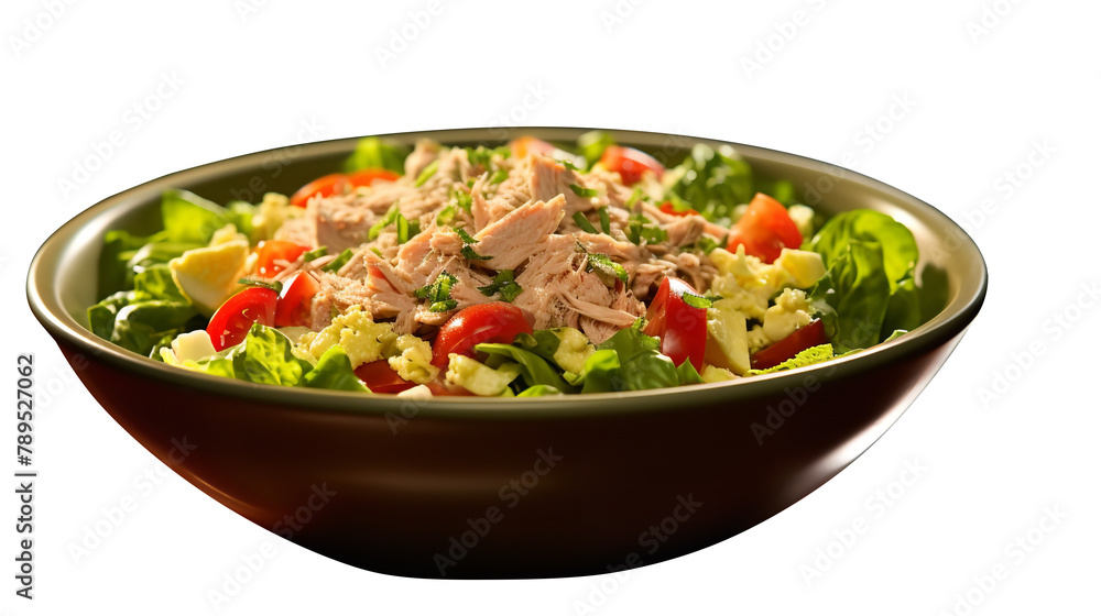 Tasty Tuna Salad Isolated On Transparent Background Tasty Tuna Salad Isolated On Transparent Background