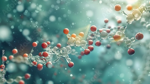 Vintage-style 3D of Insulin Molecule: A Timeless Tribute to Scientific Discovery