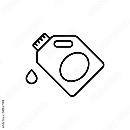 Oil icon design with white background stock illustration