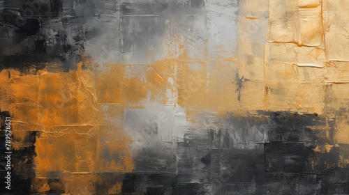 Abstract artistic background. Golden texture. Freehand oil painting. Oil on canvas. Brushstrokes of paint. modern Art. Prints, wallpapers, posters, cards, murals, rugs, hangings, prints photo