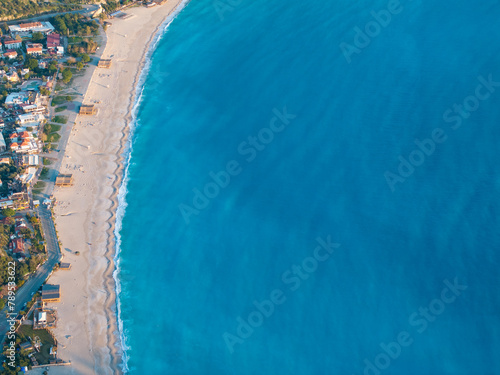Ölüdeniz Beach Drone Photo, Kumburnu Fethiye, Muğla Turkiye (Turkey)
