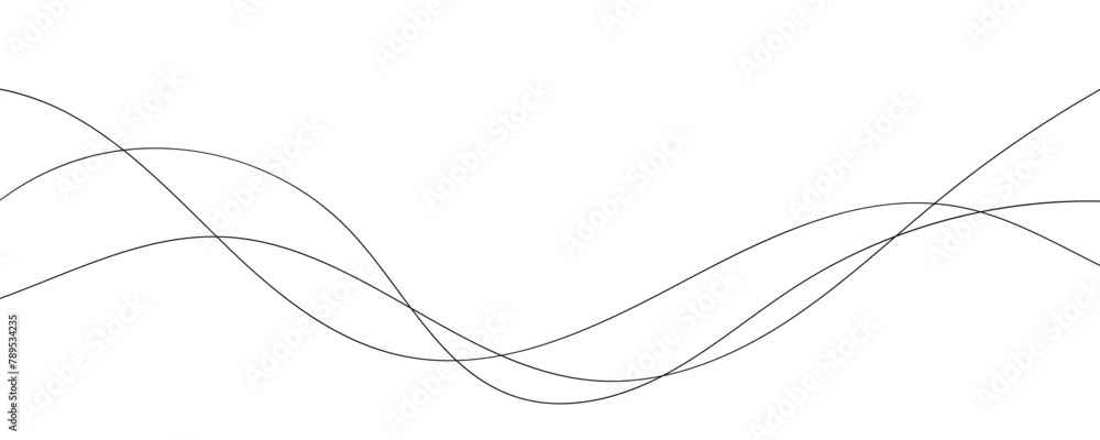 Modern vector background with grey wavy lines Modern vector background with grey wavy lines