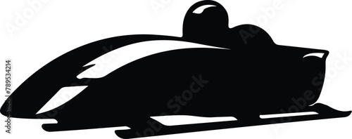 bobsleigh silhouette