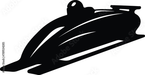 bobsleigh silhouette
