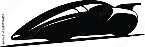 bobsleigh silhouette