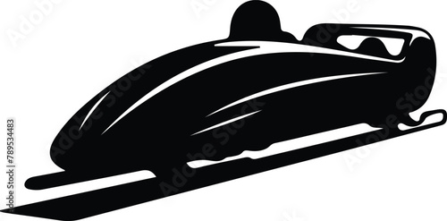 bobsleigh silhouette