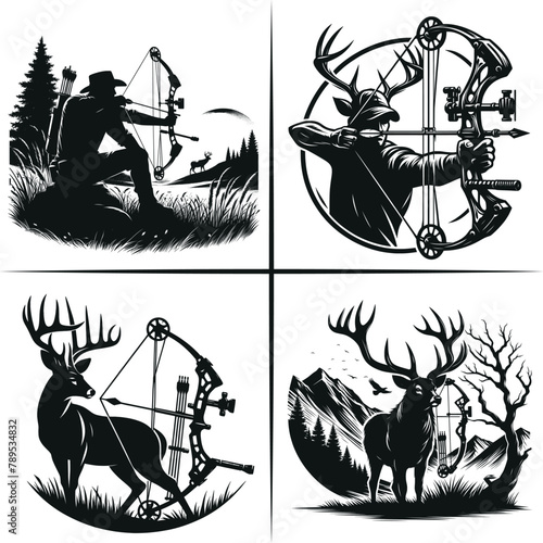 Bow Hunter Svg,Hunting svg,Hunting Season svg, Deer Hunting svg, Bow Hunter Shirt,Bow and Arrow,Hunting Dad,American Flag