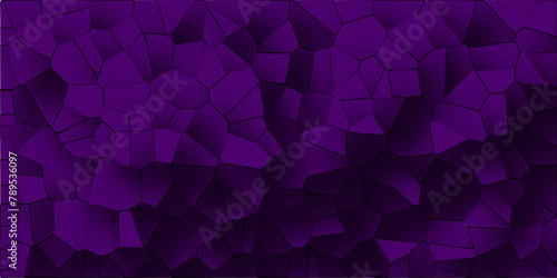 Voronoi diagram broken glass quartz crystal retro tyles geometric pattern vintage abstract background.