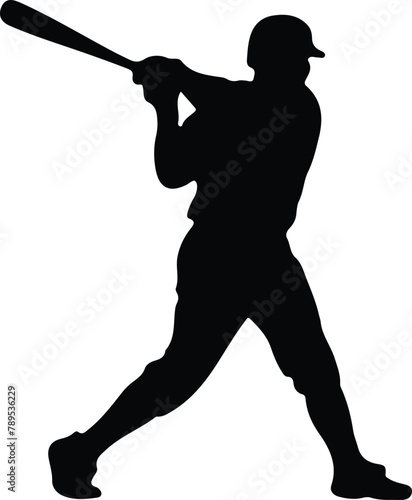 hitter silhouette