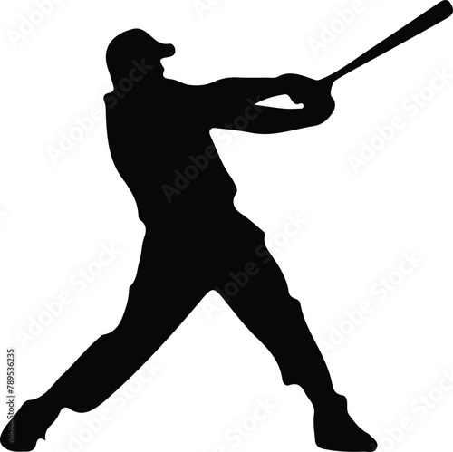 hitter silhouette