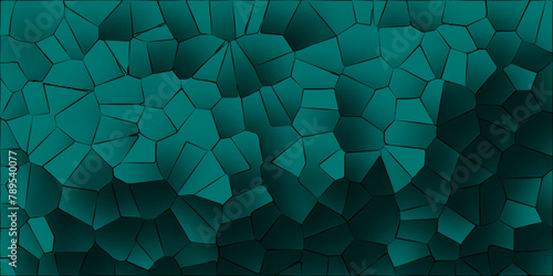 Voronoi diagram broken tiles geometric retro pattern quartz crystal seamless pattern vintage background.