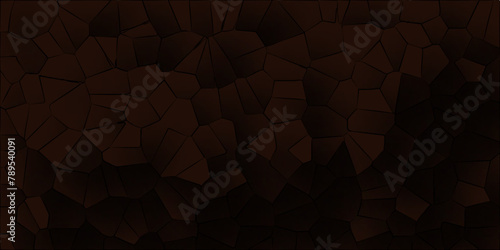 Voronoi diagram broken tiles geometric retro pattern quartz crystal seamless pattern vintage background.
