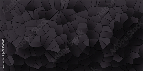 Voronoi diagram broken tiles geometric retro pattern quartz crystal seamless pattern vintage background.
