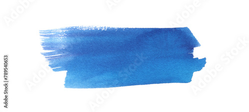 Watercolor bright spot of paint. Blue blot. Bright color. Abstract element for text and design. 