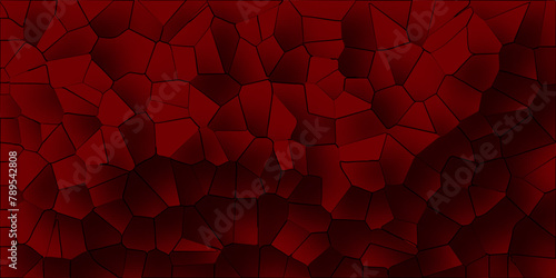 Voronoi diagram broken tiles geometric retro pattern quartz crystal seamless pattern vintage background.