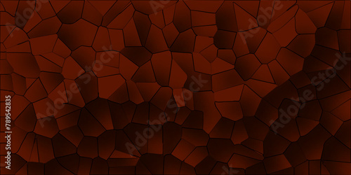 Voronoi diagram broken tiles geometric retro pattern quartz crystal seamless pattern vintage background.