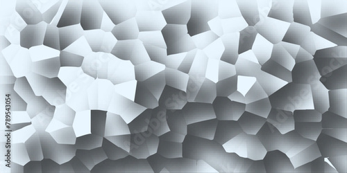 Voronoi diagram broken tiles geometric retro pattern quartz crystal seamless pattern vintage background.