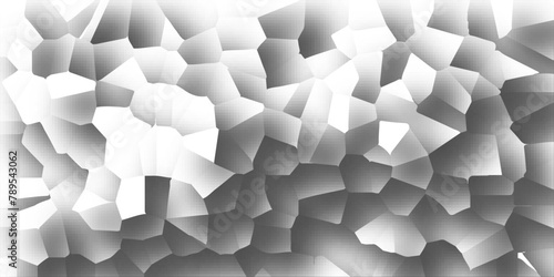 Voronoi diagram broken tiles geometric retro pattern quartz crystal seamless pattern vintage background.