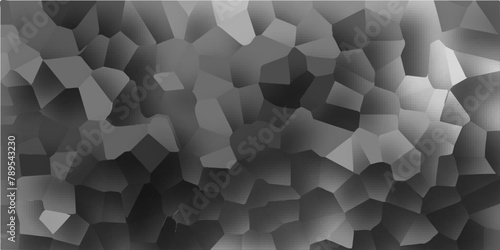 Voronoi diagram broken tiles geometric retro pattern quartz crystal seamless pattern vintage background.