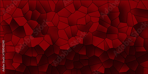 Voronoi diagram broken tiles geometric retro pattern quartz crystal seamless pattern vintage background.