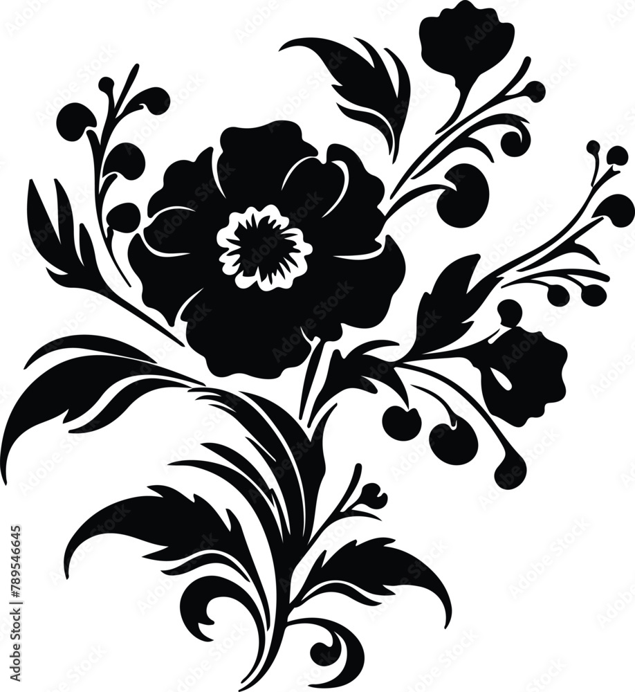 flower silhouette