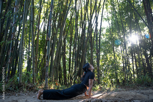 Urdhva Mukha Svanasana/upward facing dog pose photo