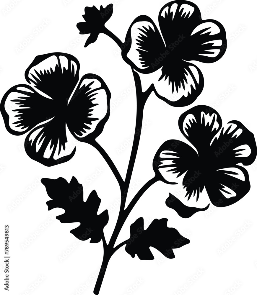 mallow silhouette mallow silhouette