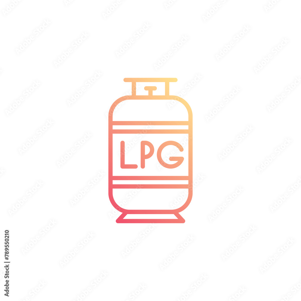Cylinder icon design with white background stock illustration Cylinder icon design with white background stock illustration