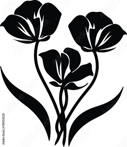 sego lily silhouette